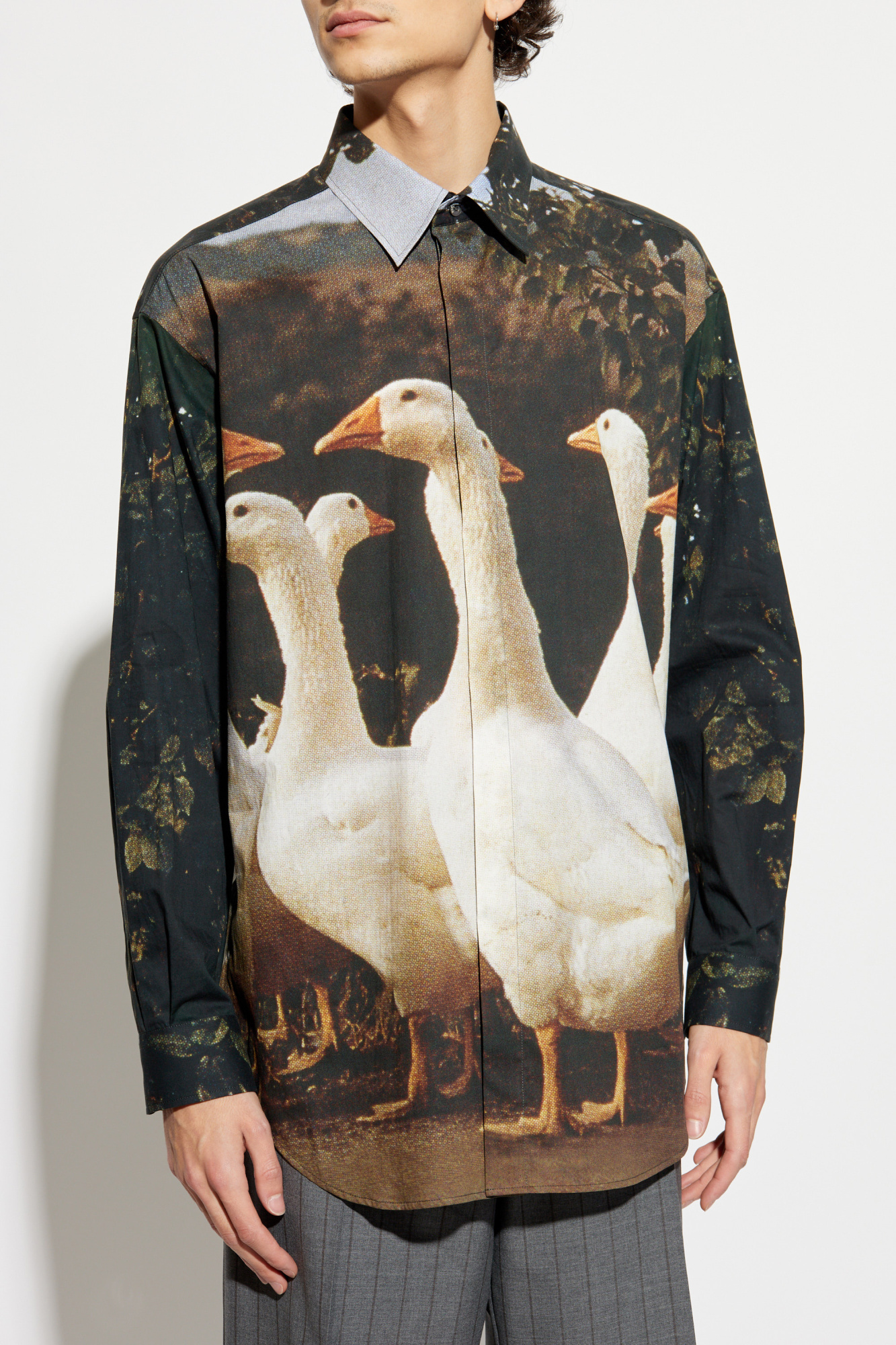 Multicolour Shirt with animal motif Moschino - Vitkac AS